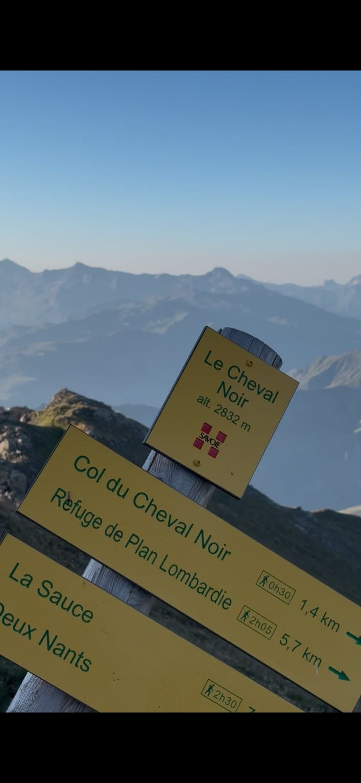 Panneaux de randonnée